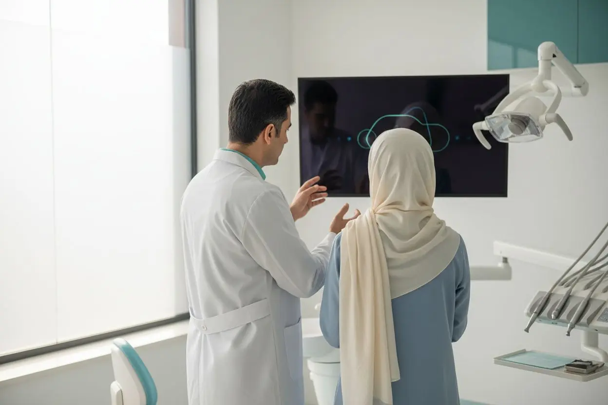 بررسی طرح دیجیتال لبخند همراه با دندانپزشک