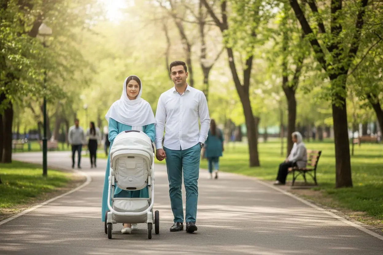 مادر جوان در ماه‌های پس از زایمان، زمانی که برنامه ایمپلنت دوباره بررسی می‌شود