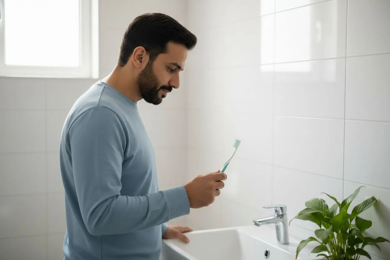 انتخاب مسواک نرم و مسواک زدن ملایم برای کاهش حساسیت دندان