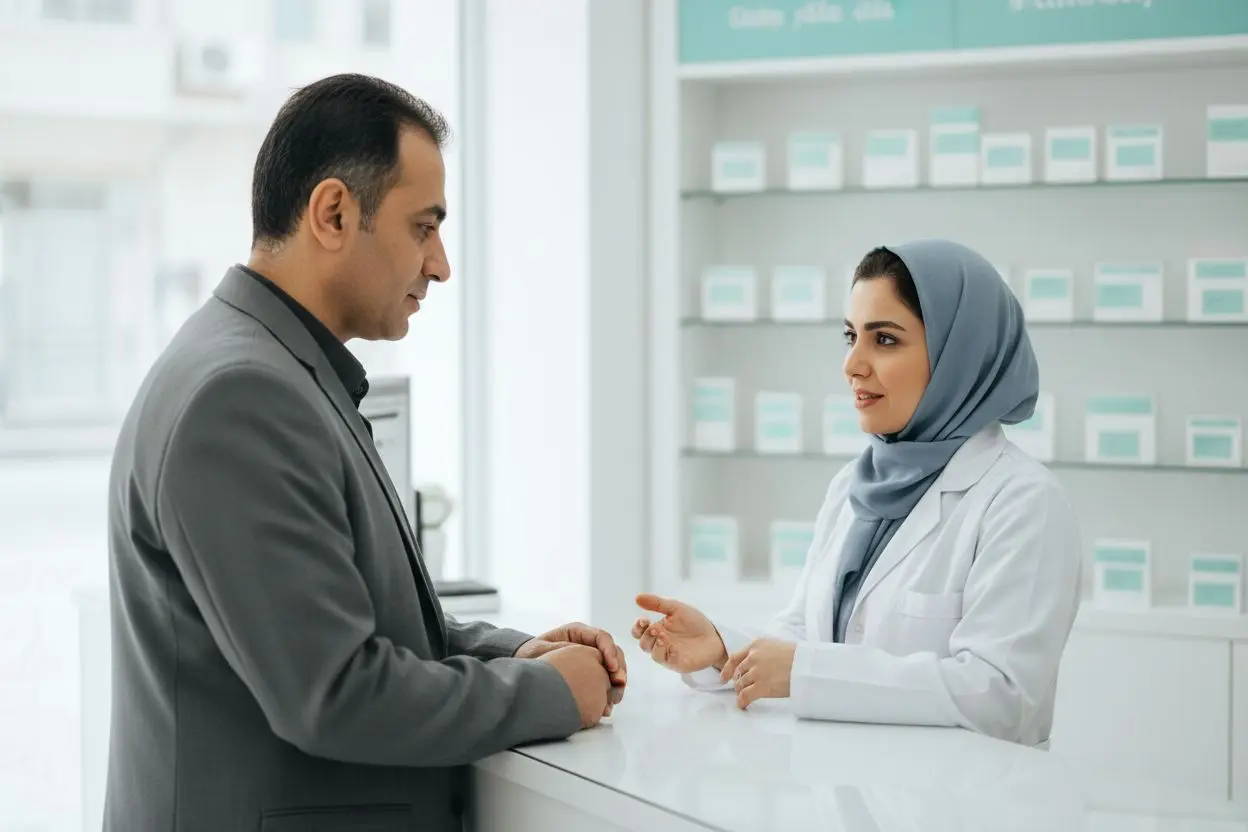 مشورت با داروساز درباره مسکن مناسب برای دندان درد تا رسیدن به نوبت دندانپزشک